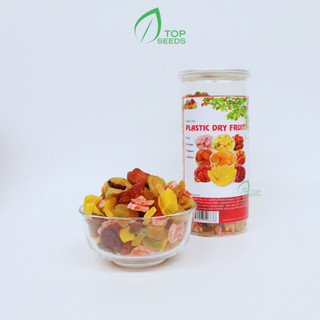 Trái Cây Thái Lát Sấy Dẻo Mix Nhiều Loại Chua Ngọt Thơm Ngon Lọ 500g