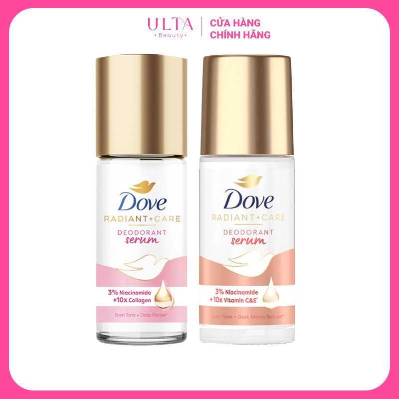 Serum Ngăn Mùi Dove Deodorant Dry Serum 3% Niacinamide + 10X Collagen