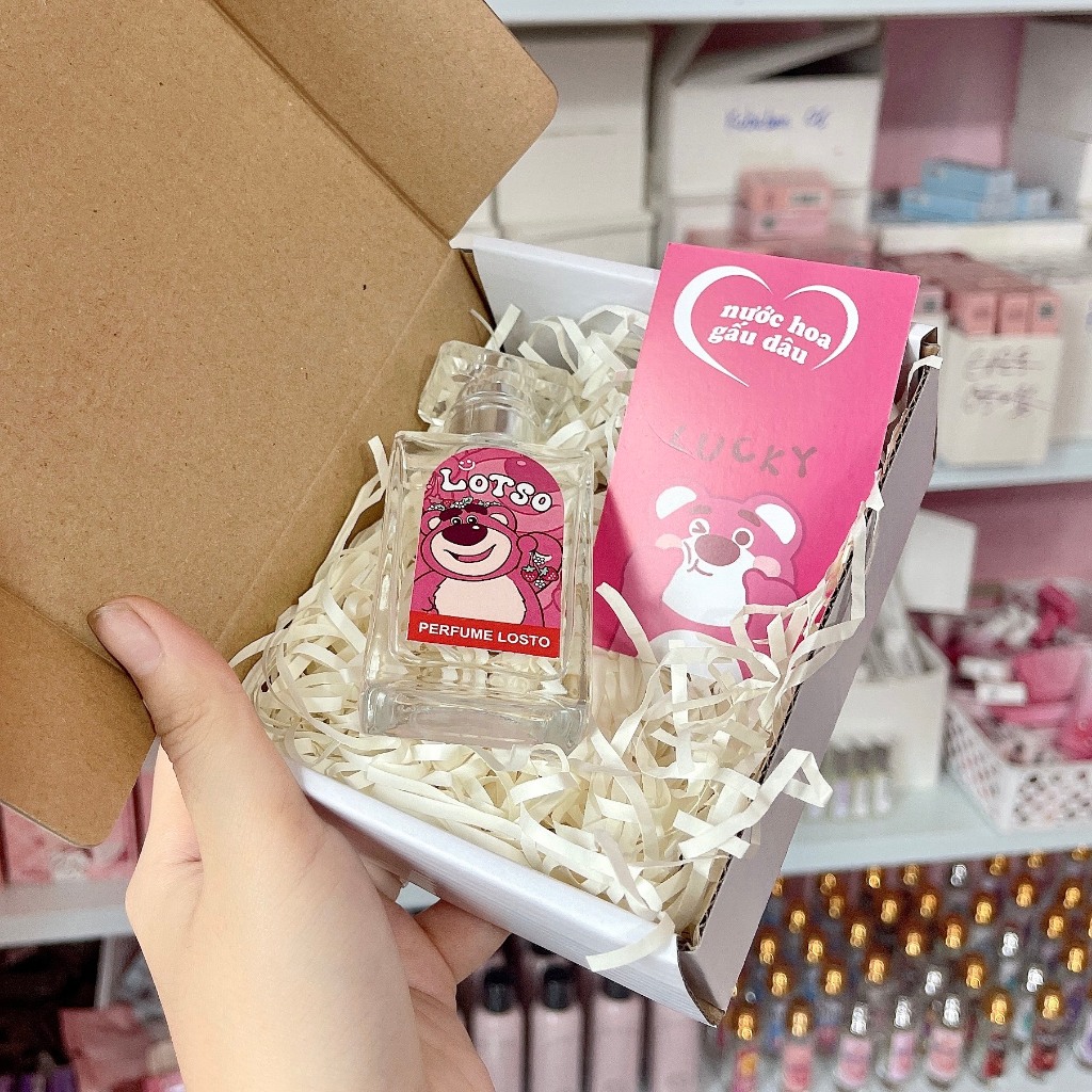 Nước hoa gấu dâu Lotso Kèm Hộp Siêu Hot 50ml