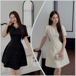 VÁY XOÈ 2 LỚP KÈM TAG ĐÁ KIỂU TIỂU THƯ SANG TRỌNG VÀ TRẺ TRUNG ĐẦM DỰ TIỆC CÔNG SỞ