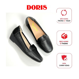 Giày búp bê đế xuồng 3cm ❤️freeship❤️da thật siêu bền mũi vuông doris dr301
