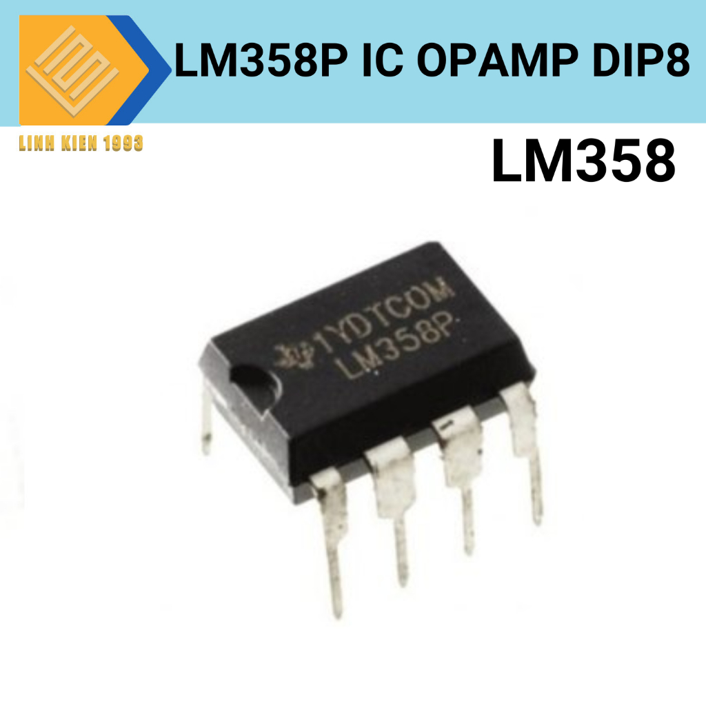 [ 2 CON ] IC LM358 OPAMP DIP 8 chân cắm