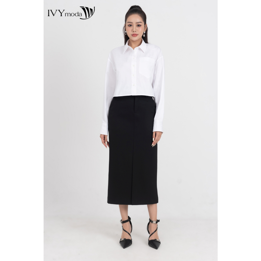 Chân váy Midi dáng suông IVY moda MS 31B9552