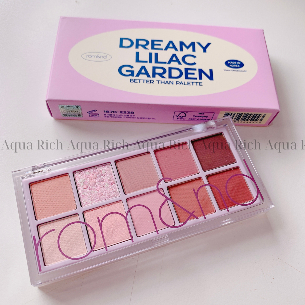 Bảng Phấn Mắt 10 Ô Romand Better Than Eye Palette - Nhũ - Phấn