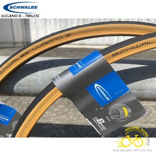 Lốp xe đạp schwalbe lugano ii 700x25c - 1 cái