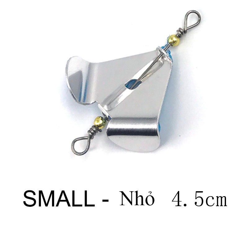 Cánh quạt xoay độ nhái nhơi, thìa xoay 360 độ câu cá lóc bông độ nháy nhảy