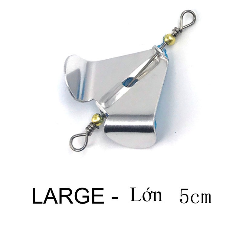 Cánh quạt xoay độ nhái nhơi, thìa xoay 360 độ câu cá lóc bông độ nháy nhảy