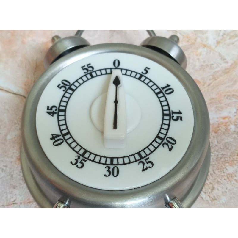 Đồng Hồ Đếm Ngược Bằng Thép 304, Đồng Hồ Canh Giờ Cổ Điển Cảnh Báo Khi Uốn Tóc.(Ảnh thật)