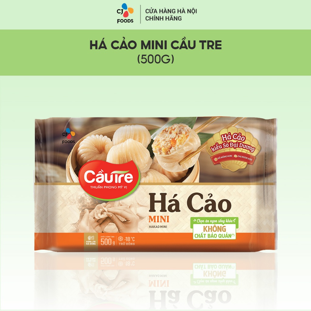 Bánh Há cảo Cầu Tre mini - nhân Tôm Thịt 500g