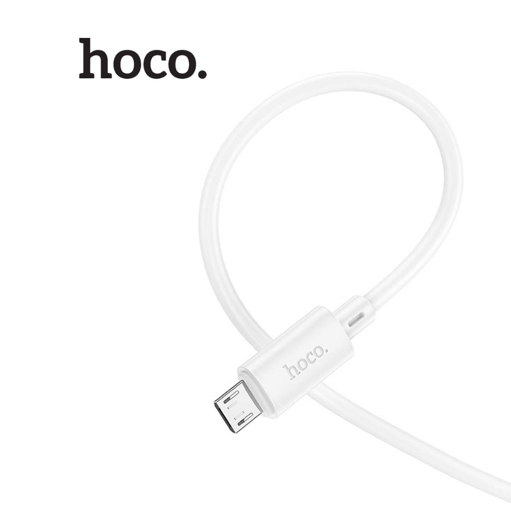 Combo Cáp Sạc Hoco X88 USB to Micro dài 1m (trắng) và Tai Nghe Bluetooth DES08 PRO