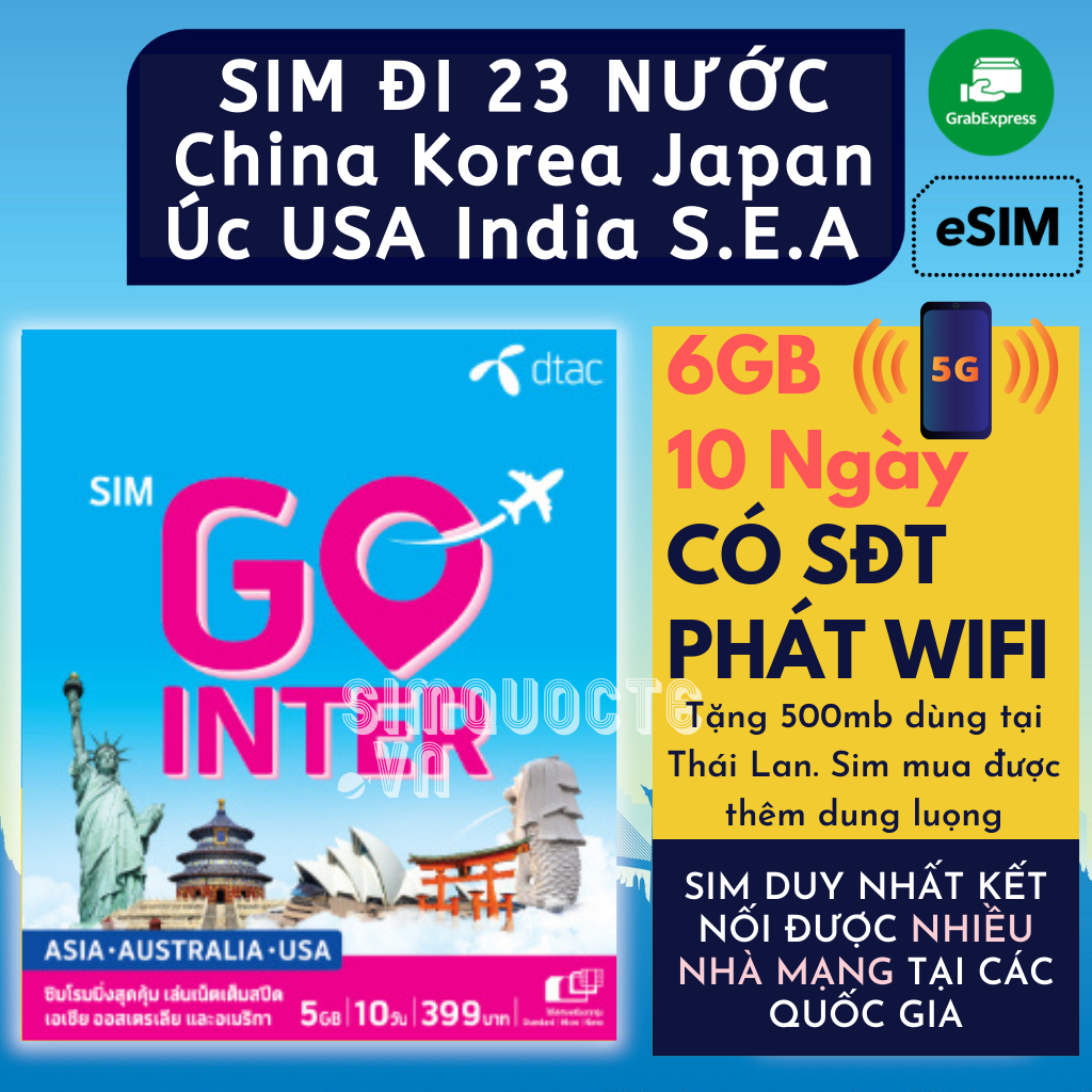 SIM DU LỊCH 32 NƯỚC MỸ - ÚC - ẤN ĐỘ - TRUNG QUỐC HÀN QUỐC NHẬT BẢN 10 NGÀY KHÔNG GIỚI HẠN INTERNET KHÔNG CHẶN FB GOOGLE