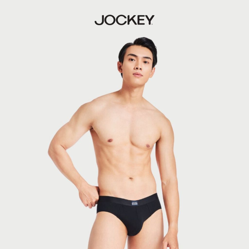 Quần Lót Nam Bamboo Jockey Dáng Brief Co Giãn Thoải Mái Màu Xám Đậm - J1248_P1