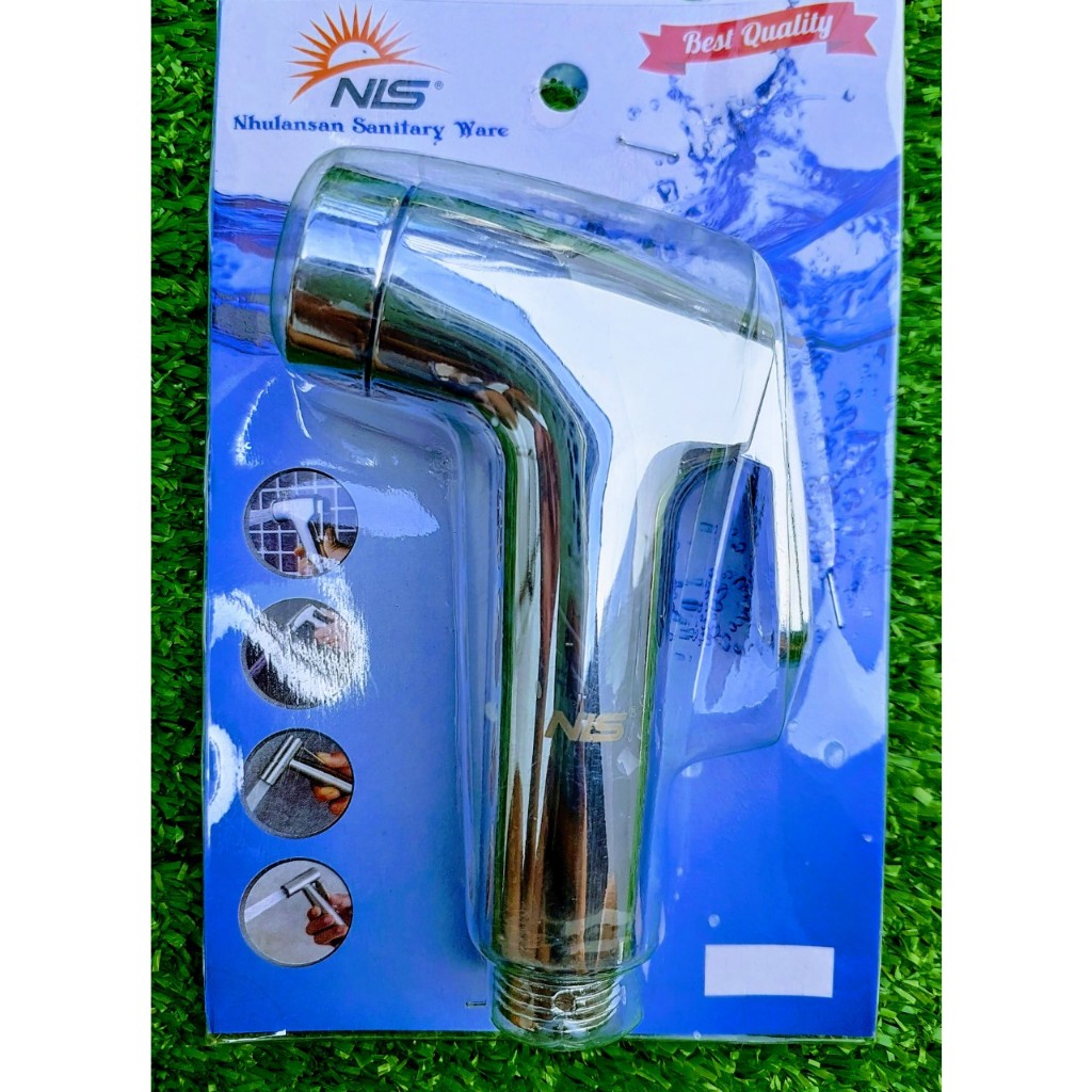 Đầu Vòi Xịt Vệ Sinh Inox Nguyên Khối Chỉnh Áp Lực Cao Cấp NLS