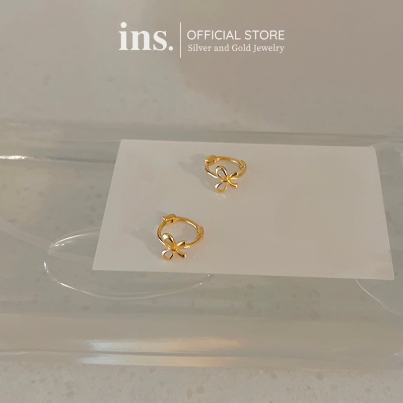 Khuyên tai bạc nữ INS khuyên nơ Loli xinh xắn dễ thương / Giá 1 chiếc