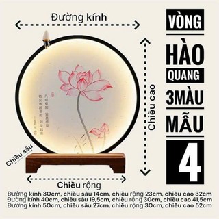 VÒNG ĐÈN HÀO QUANG 30CM