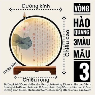 VÒNG ĐÈN HÀO QUANG 30CM