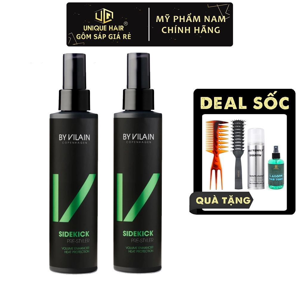 Xịt tạo phồng By Vilain Sidekick 155ml - new 2023 + Quà Tặng