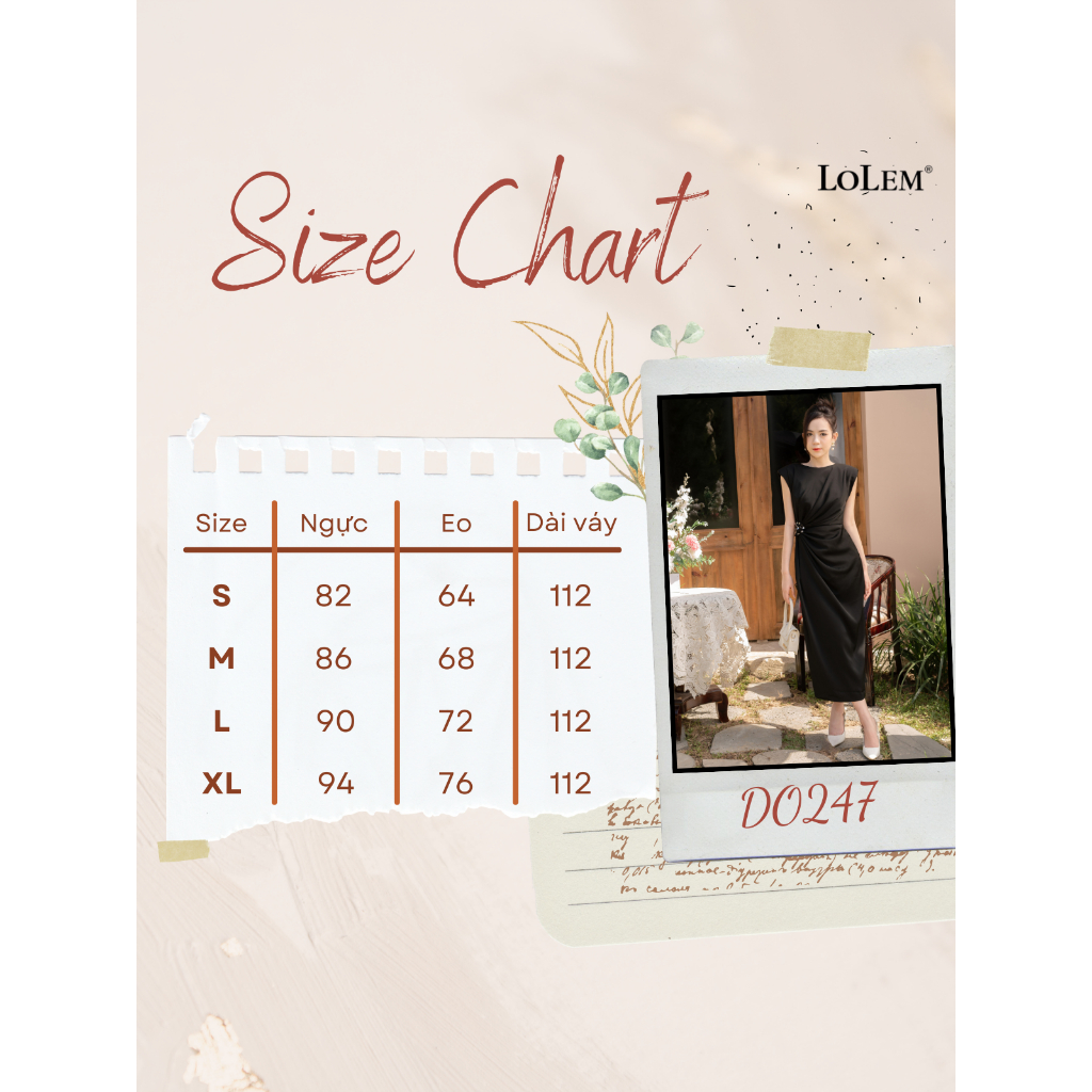 Đầm lụa body dài LOLEM DO247 xoắn eo trẻ trung thanh lịch