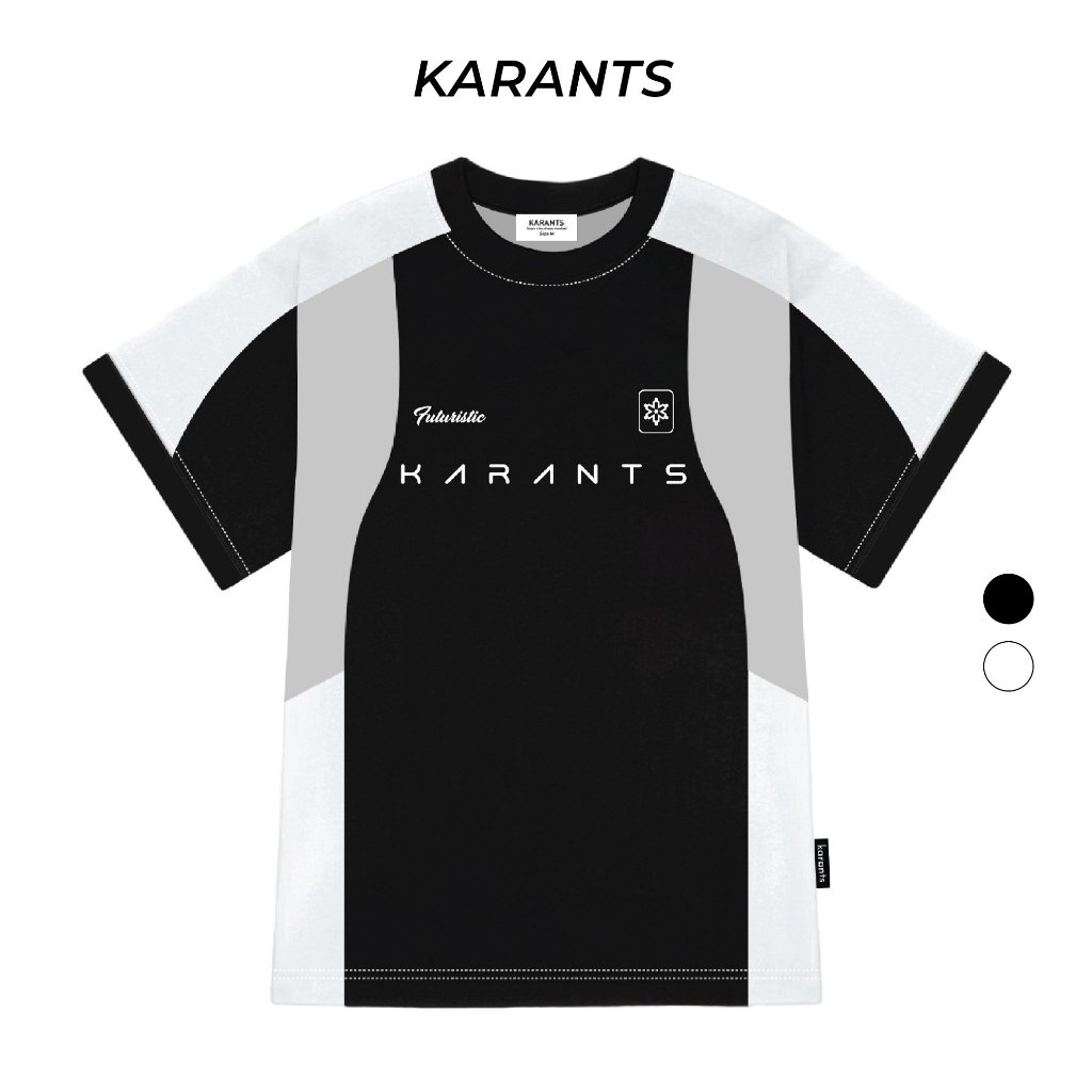 Áo Thun Phối Nhiều Màu Karants Local Brand Streetwear Form Oversize - KR62