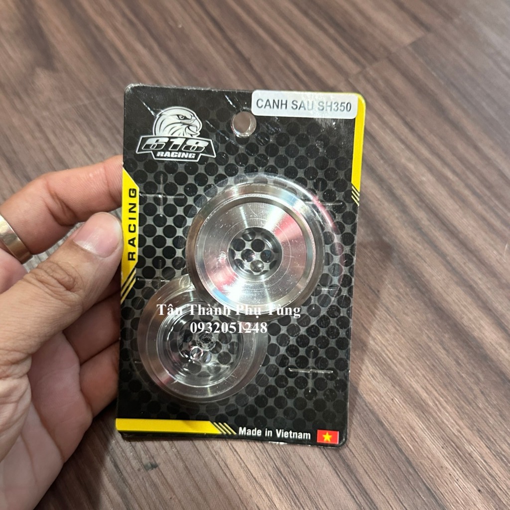 Canh bánh Inox 304 SH 350i / SH350i: Trước , sau