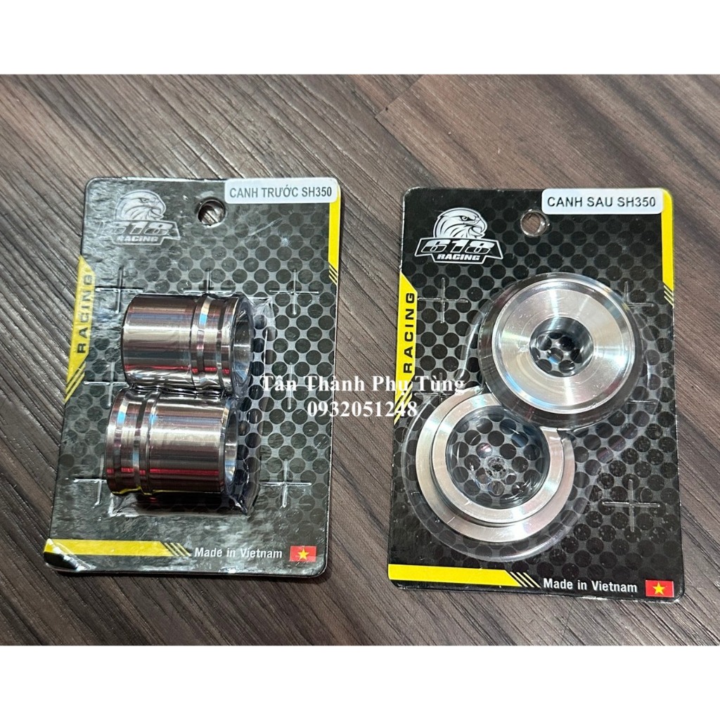 Canh bánh Inox 304 SH 350i / SH350i: Trước , sau