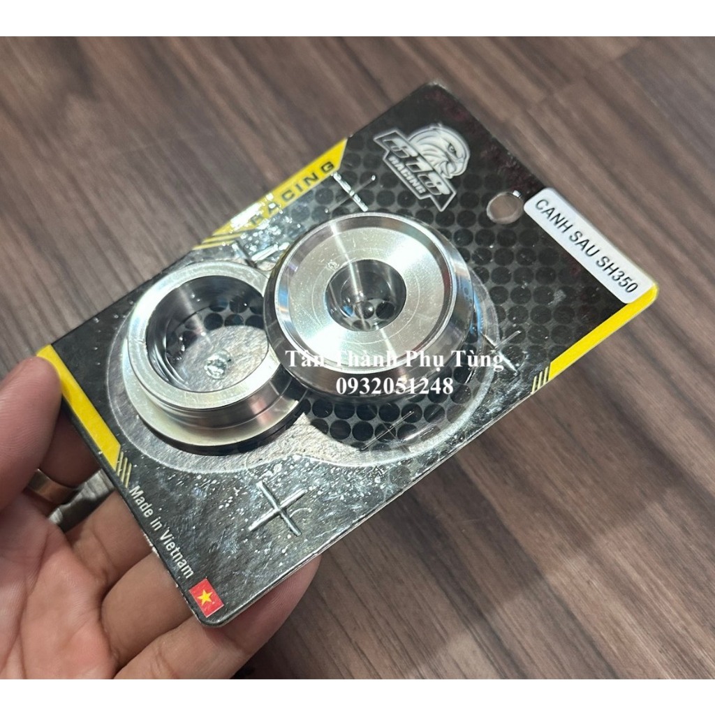 Canh bánh Inox 304 SH 350i / SH350i: Trước , sau