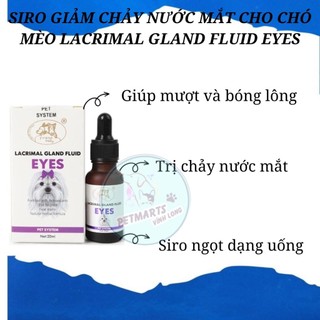 Siro Giảm chảy nước mắt, ố viền mắt chó mèo