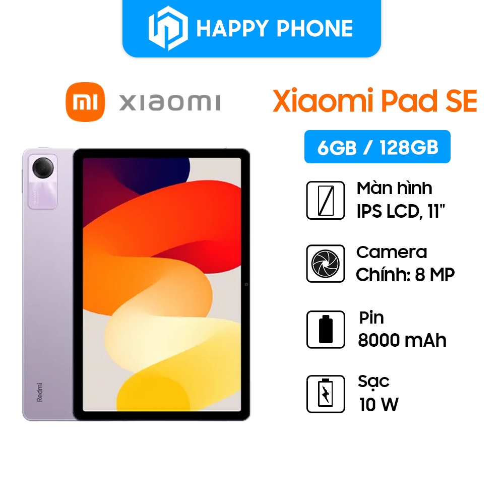 Máy Tính Bảng Xiaomi Pad SE - Hàng Chính Hãng, Mới 100%, Nguyên seal