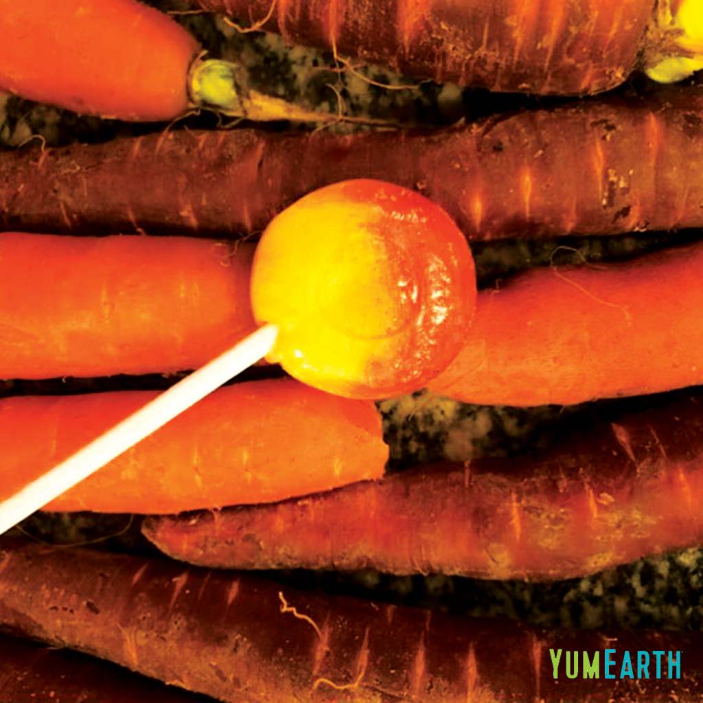 Kẹo mút hữu cơ YUMEARTH 8 hương vị trái cây hương vị trái cây không phẩm màu,đường trắng