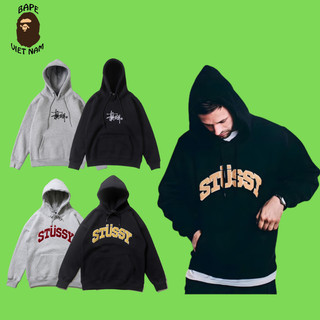 [Best Quality] Áo Hoodie Stussy SS2021, Áo Stussy, chất liệu nỉ da cá, 3 màu Đen, Trắng, Kem BapeVN