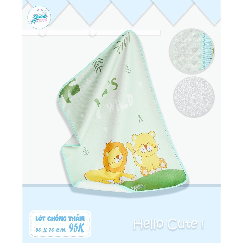 Miếng Lót Chống Thấm Khổ 50x70cm Goodmama