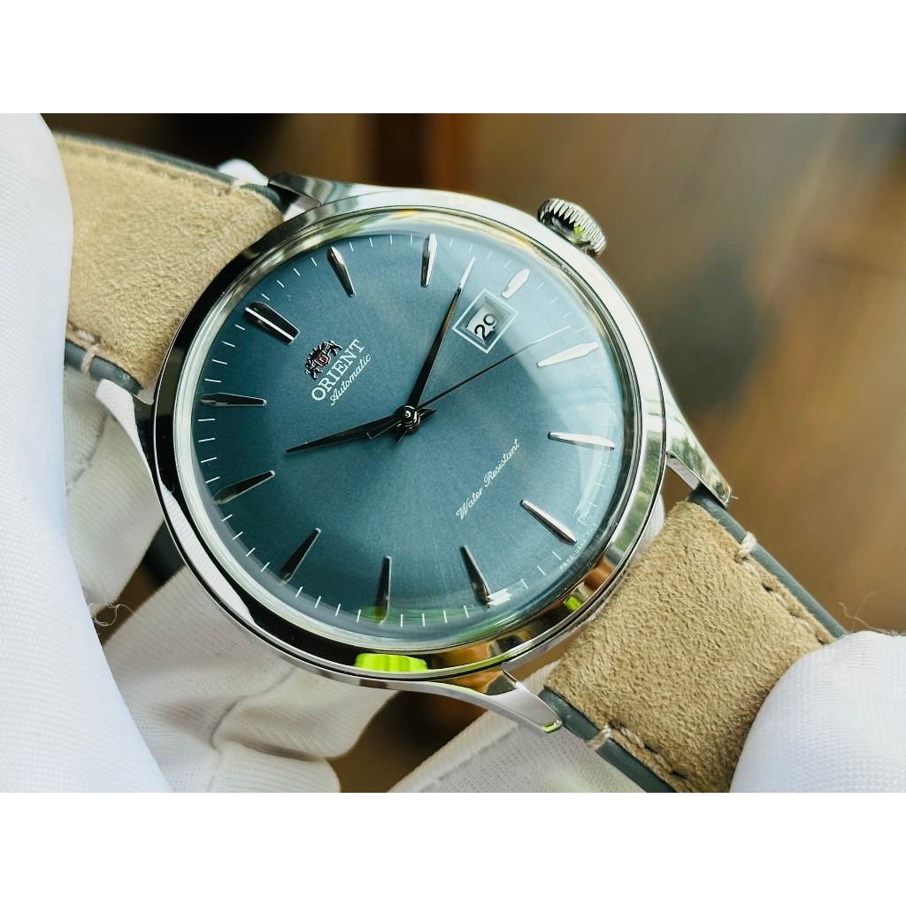 Đồng hồ nam dây da Orient Automatic Bambino RA AC0P03L10B