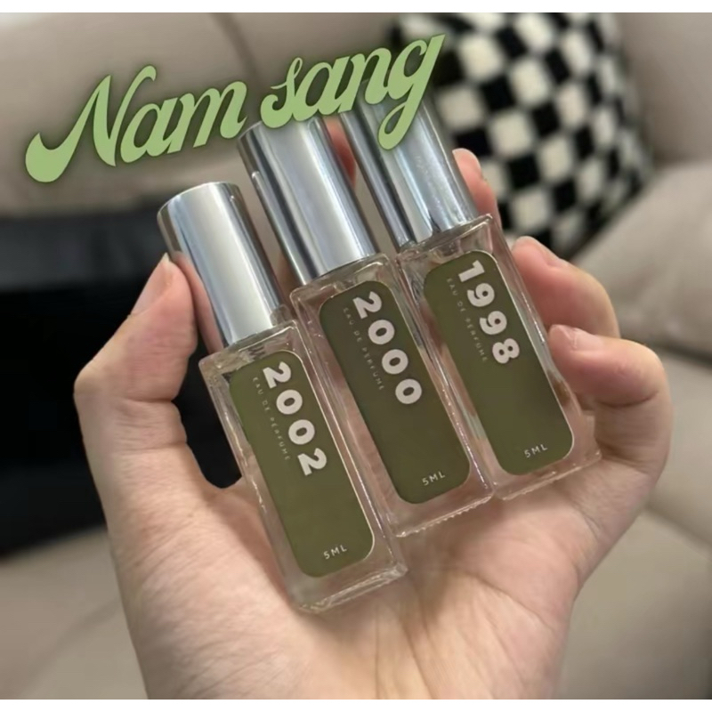 3 CHAI TINH DẦU NƯỚC HOA 5ML LƯU HƯƠNG 8-14 TIẾNG