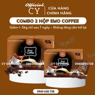 COMBO 2 HỘP GIẢM CÂN EMO COFFEE CHÍNH HÃNG/ Freeship + kèm quà