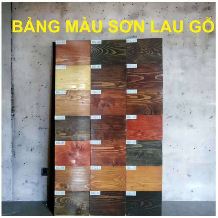 Sơn Lau Cho Gỗ, Wood Stain