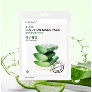 Mặt Nạ Giấy Lebelage Hàn Quốc (collagen,trà xanh,lựu đỏ,lô hội, rau má, ốc sên, mật ong)