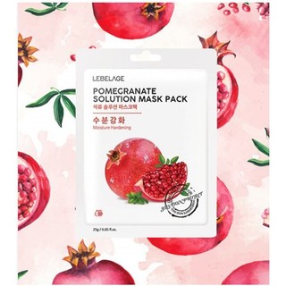 Mặt Nạ Giấy Lebelage Hàn Quốc (collagen,trà xanh,lựu đỏ,lô hội, rau má, ốc sên, mật ong)