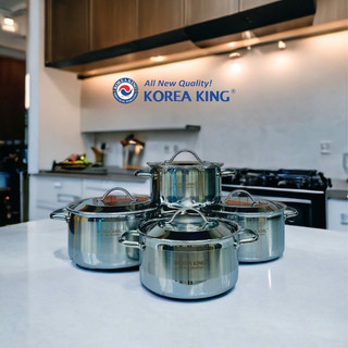 Nồi inox cao cấp 304 korea king size 18 -20 -22 -24 cm nhập hàn quốc