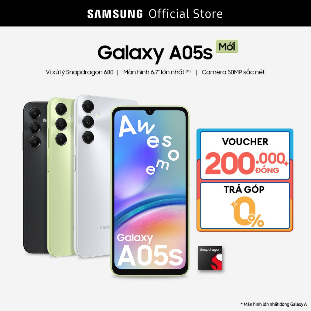 Điện Thoại Samsung Galaxy A05s 4GB/128GB