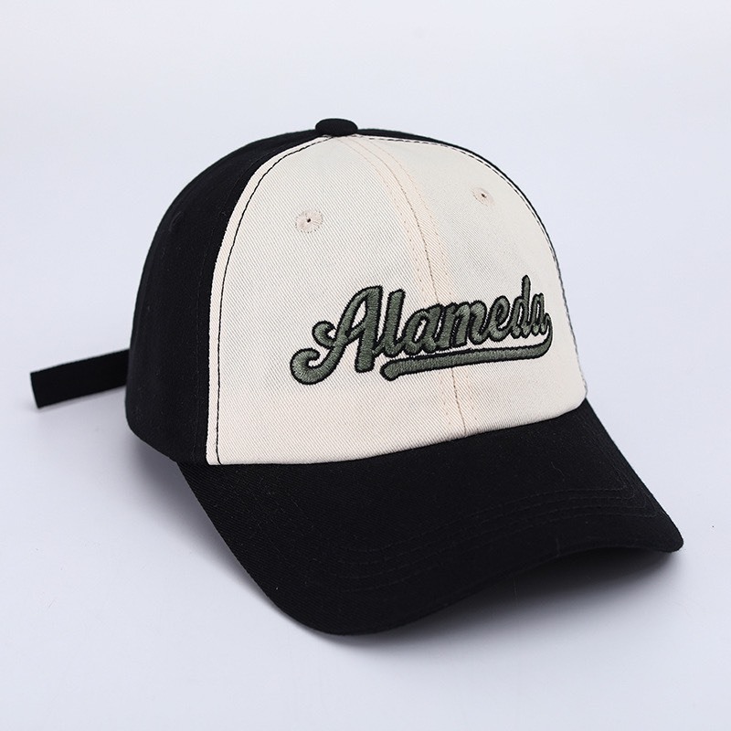 Mũ lưỡi trai thêu chữ Alameda nam nữ thời trang unisex đi học đi du lich form mềm thời trang