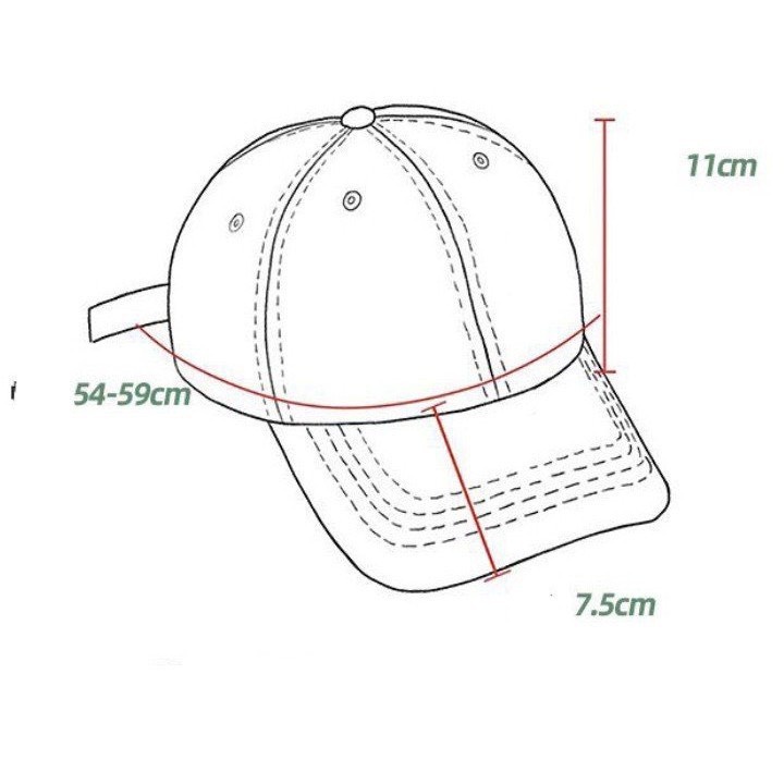 Mũ lưỡi trai thêu chữ Alameda nam nữ thời trang unisex đi học đi du lich form mềm thời trang