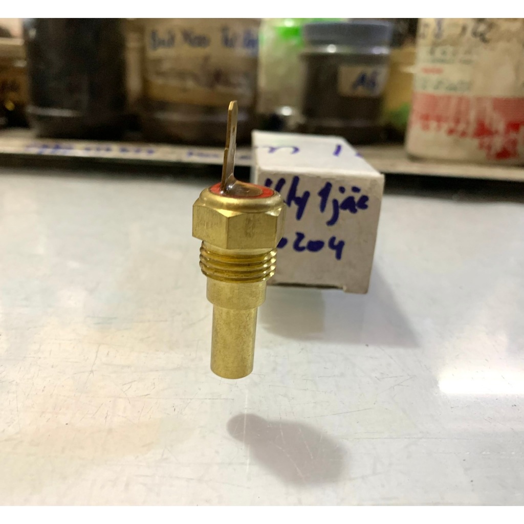 Cảm Biến Nhiệt Độ Nước Làm Mát Động Cơ, Cục Báo Nước Xe Tải KIA, HYUNDAI, ISUZU, TRUNG QUỐC...Chân 16mm, 1 Giắc Điện.
