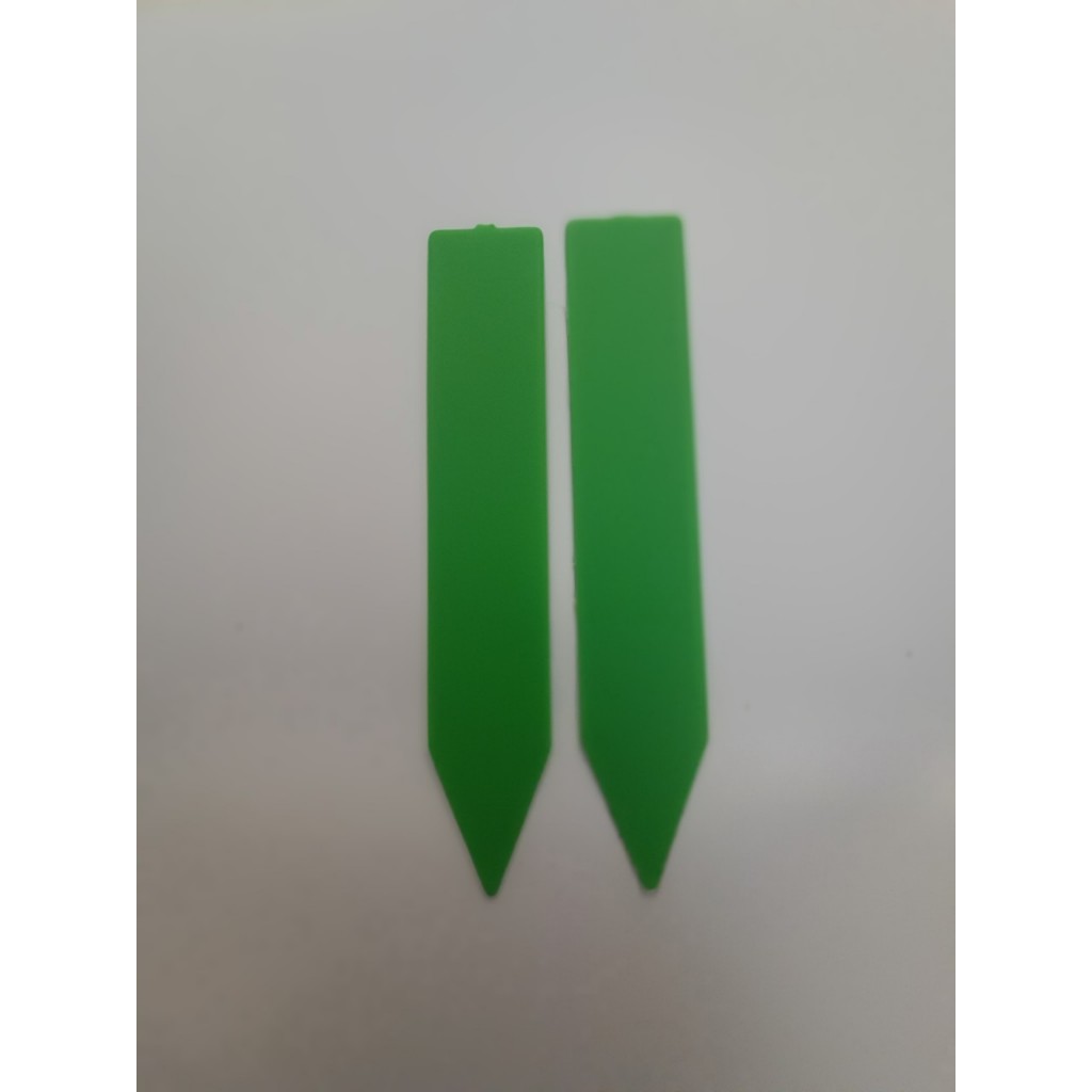 10 Bảng tên ghi chú cây trồng, thẻ que trụ cắm ghi nhớ tên cây trồng nhựa PP kích thước 10x1,8cm
