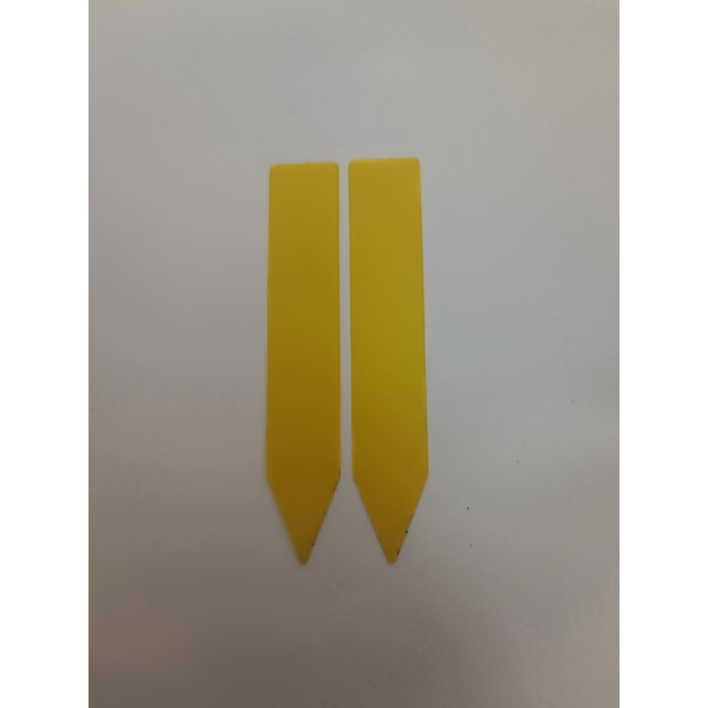 10 Bảng tên ghi chú cây trồng, thẻ que trụ cắm ghi nhớ tên cây trồng nhựa PP kích thước 10x1,8cm