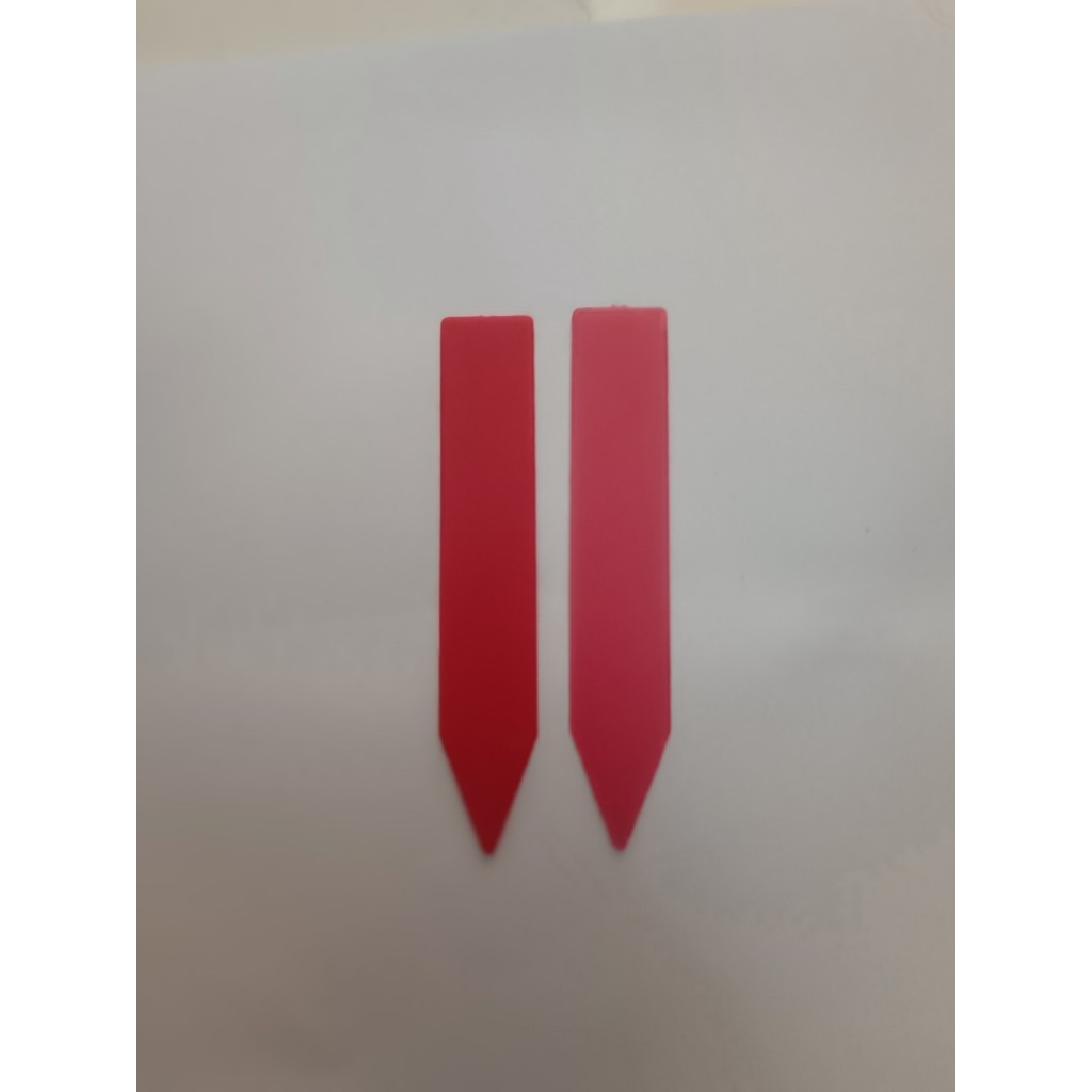 10 Bảng tên ghi chú cây trồng, thẻ que trụ cắm ghi nhớ tên cây trồng nhựa PP kích thước 10x1,8cm