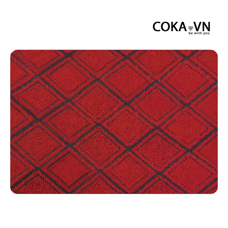 Thảm nỉ hoa văn COKA 0917, thảm nỉ lót sàn sự kiện, phòng khách, lối đi, khổ 2m dày dặn