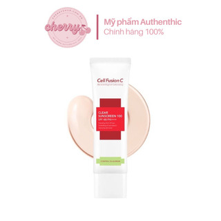 🍒KEM CHỐNG NẮNG CELL FUSION C CLEAR SUNSCREEN SPF48 / PA +++ 💚