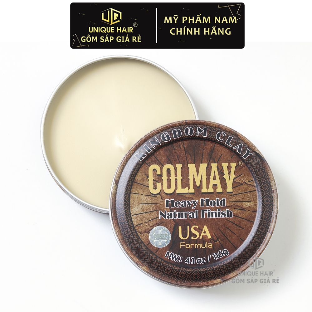 Sáp vuốt tóc Colmav Clay Kingdom 116g & 56g - new 2023 + Quà Tặng