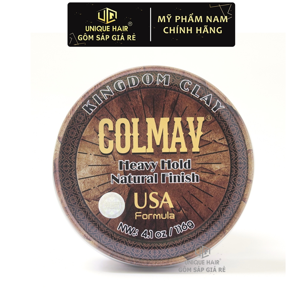 Sáp vuốt tóc Colmav Clay Kingdom 116g & 56g - new 2023 + Quà Tặng