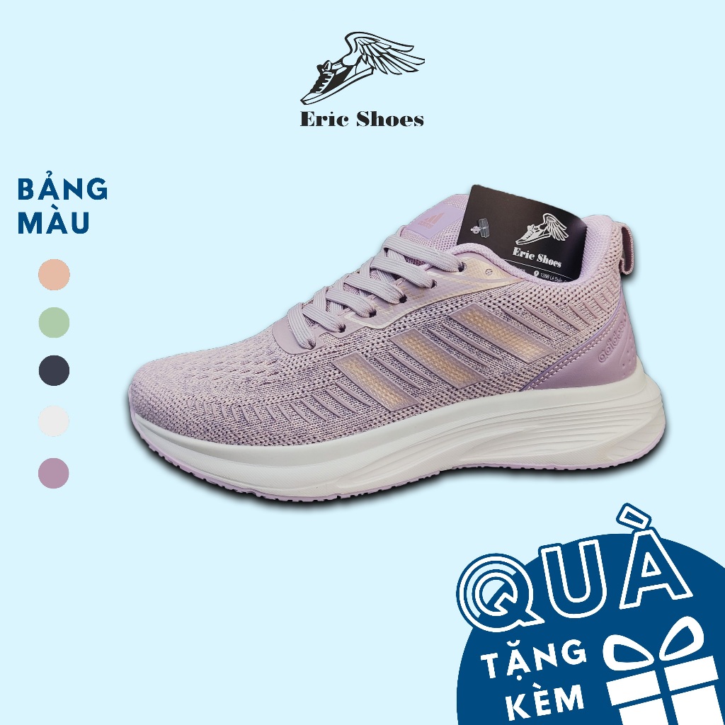 Giày thể thao nữ chạy bộ A170 đế cao su đúc siêu êm, Giày tập thể dục nữ vải mesh thoáng khí [P2]